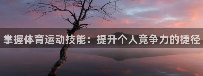 公海赌赌船官方正版app集团官网首页：掌握体育运动技能：提升