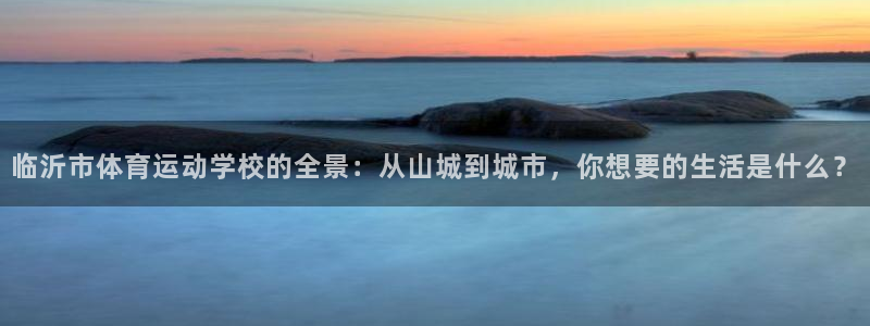 公海赌赌船官网下载联系电话：临沂市体育运动学校的全景：从山城